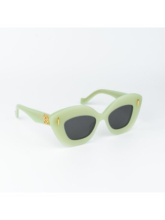 Loewe Women Sunglasses Green Grey Cat Eye LW40127I ANAGRAM 95A NEW AUTHENTIC main image 5